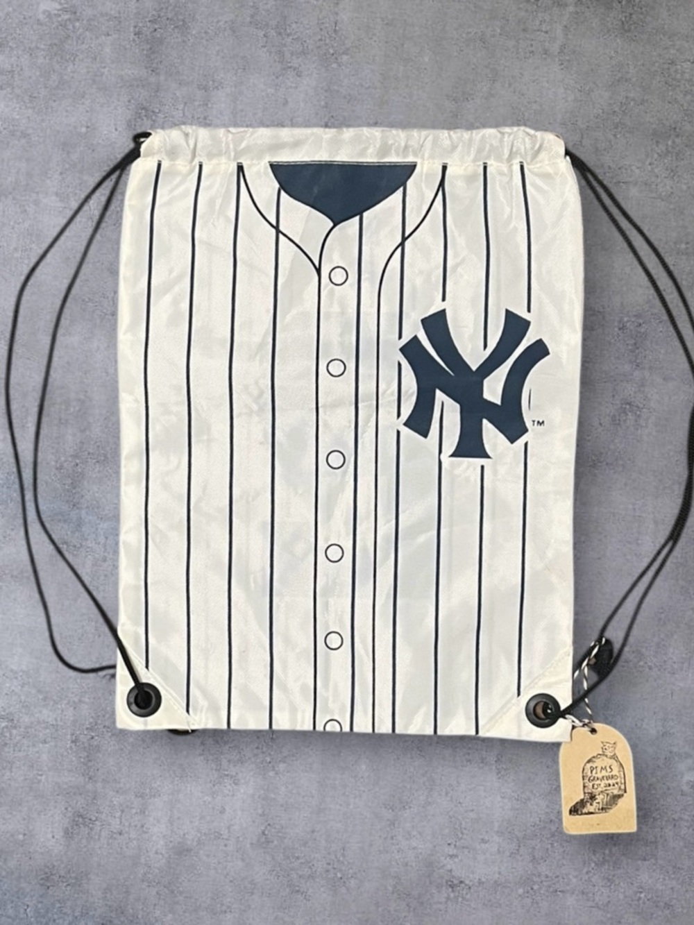 New York Yankees MLB Forever Collectibles Number 5 Drawstring Backpack